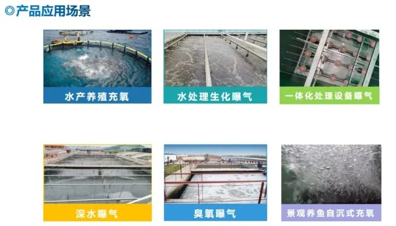 盛通牌微孔剛玉曝氣器應(yīng)用場景